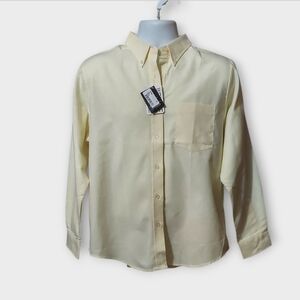 NWT Classic Men's Maize Button-Down Uniform Shirt ~sz Medium 38" Chest
